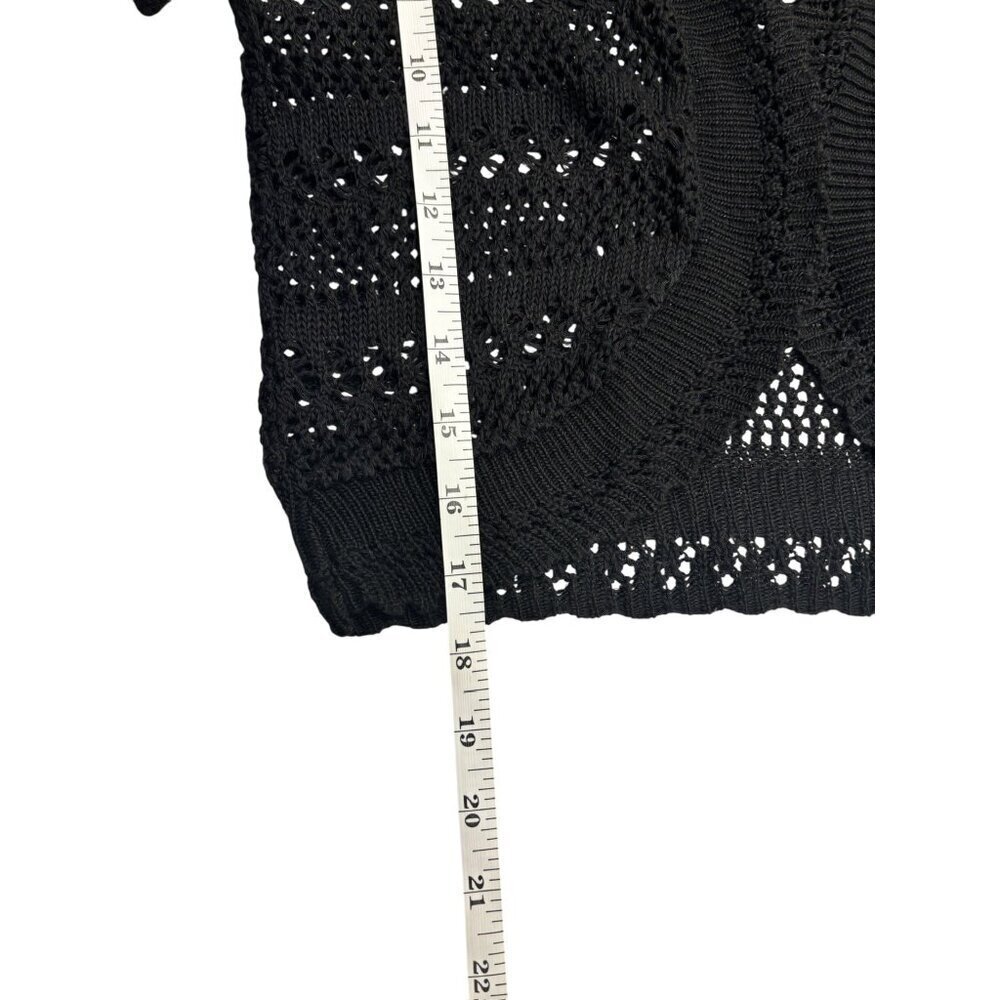 Sweet Kizz Women's Black Knitted Shrug - Picture 5 of 6